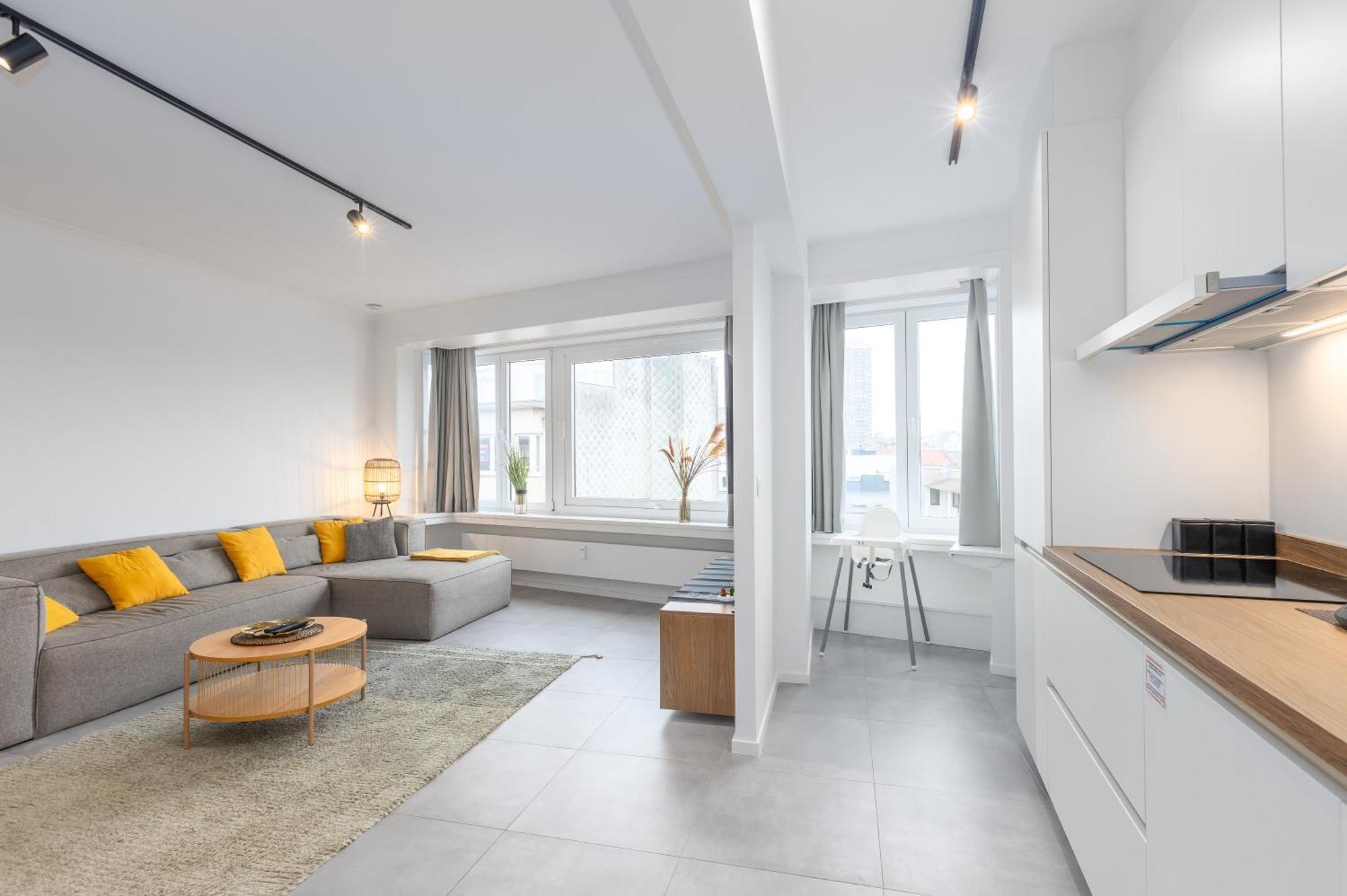 Ostend Center Luxury Top Floor Apartment With Free Parking Exterior photo